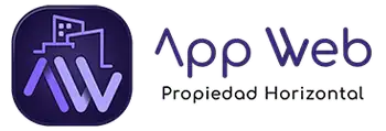 Logotipo oficial de App Web Propiedad Horizontal, plataforma digital para la administración automatizada de edificios y conjuntos residenciales en Colombia.